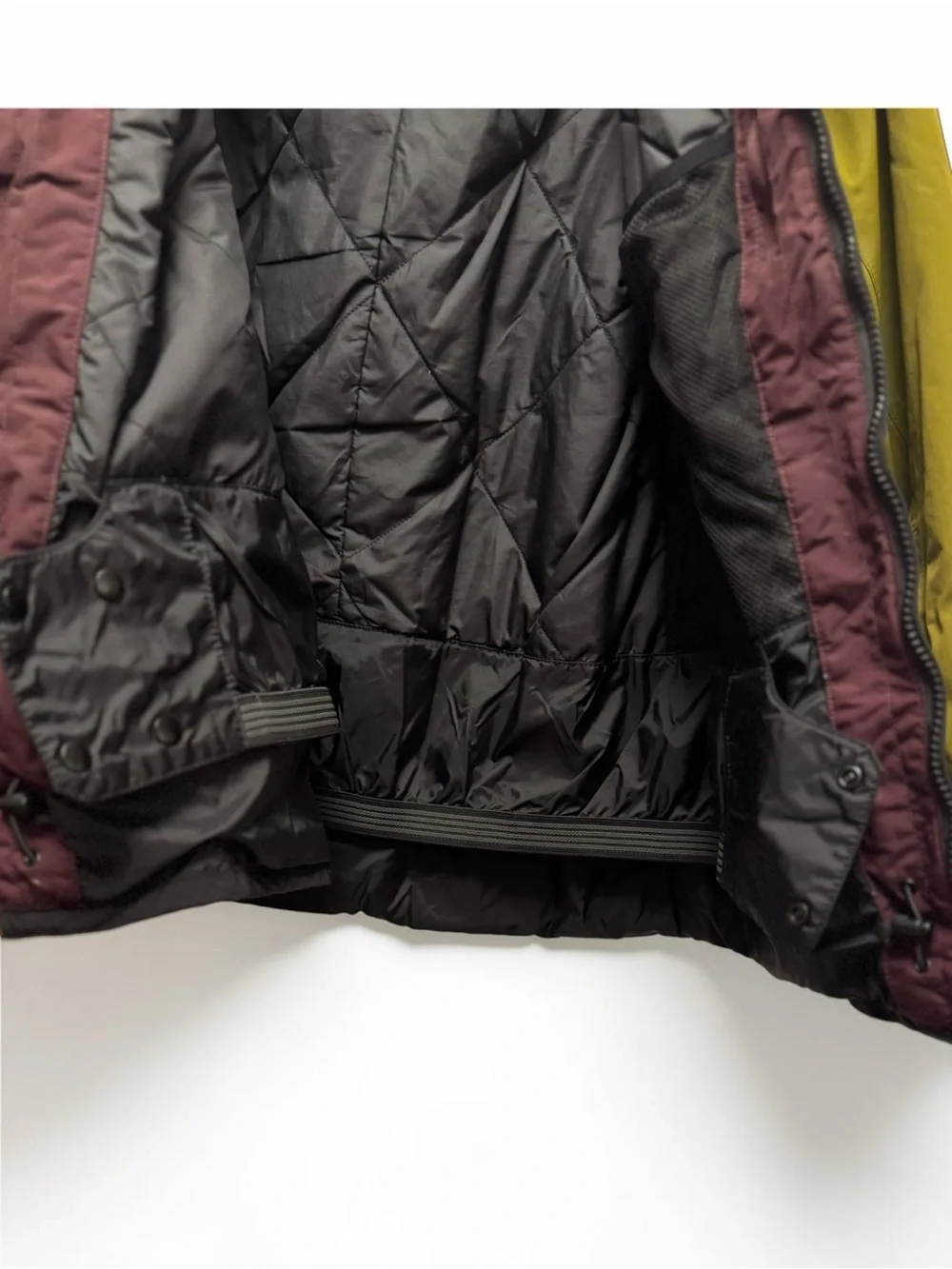 North Face Freedom Insulated Jacket Plum Olive Green Black Size XS